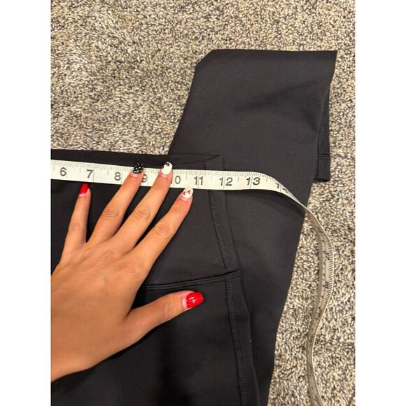 Lululemon Wunder Under Pant (Hi-Rise) *Tech Mesh 28" Black Size 6 EUC - Picture 4 of 6